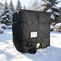 Chauffe-conteneur IBC gris 275 gallons MEGA YUNENG, prix usine, 120V, étanche, en tissu Oxford, alliage de Nichrome, 3000W, à poser au sol