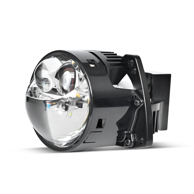 Factory Wholesale 70W Car Lens Headlights Can Be Modified Bi Led Projector Lens 3.0inch Double Laser Led Lights for Car DS-K 12V