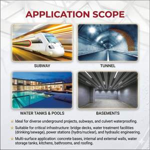 Peinture adhésive transparente acrylique haute élasticité, durable, écologique, résistante aux UV, imperméable pour la réparation des fissures de toiture et de murs extérieurs - Product Image 4