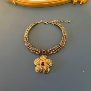 Vintage <strong>Jewelry</strong>, Heavy Craftsmanship, Exotic Style, Classic <strong>Gem</strong>-encrusted Necklaces, High-end Antiques - Product Image 4