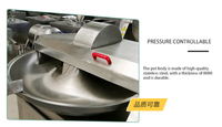 Hachoir à viande électrique commercial XY-Z300, machine de traitement de la viande à haute vitesse pour saucisses et pâtes à viande