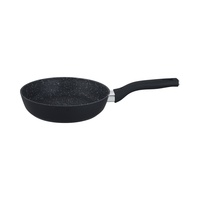 Ucc-Life Ensemble d'ustensiles de cuisine antiadhésifs forgés 8 pièces Batterie de cuisine en métal au design classique avec casseroles et poêles en granit