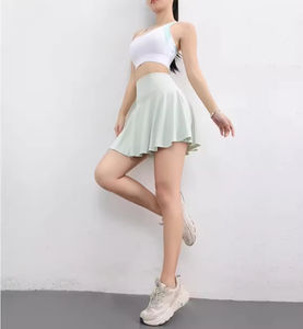 Shorts Deportivos de Fábrica con Bolsillos, Secado Rápido, Transpirables, Protección UV, Falda para Yoga y Fitness, Tenis y Bádminton - Product Image 1