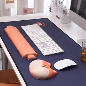 New design Dog Head Series Hand Support Arm Rest Sublimation Desk Mat for Keyboard and Mouse