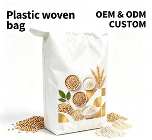 <span class=keywords><strong>Sac</strong></span> en toile tissée en plastique imprimé sur mesure, <span class=keywords><strong>sac</strong></span> laminé PP, <span class=keywords><strong>sac</strong></span> d'emballage de haute qualité pour le stockage du grain et de la farine - Product Image 1