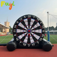 Fléchettes gonflables géantes de football 4M Jeu de sport de plein air Jeu de tir gonflable Cible gonflable pour le plaisir