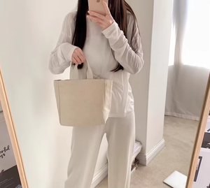 Chất lượng cao tái sử dụng tái chế sinh thái <span class=keywords><strong>Tote</strong></span> bông vải Túi mua sắm - Product Image 6