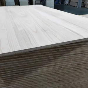 multi-layer solid wood panels three layer paulownia board for doors