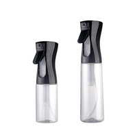 Bouteille de pulvérisateur d'eau à déclenchement en PET bouteille à haute pression pour salon de coiffure bouteille de pulvérisation de brume fine