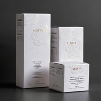 Boîte d'emballage en carton écologique portable pour crème cosmétique, boîte en papier de luxe haut de gamme avec finition UV pour produits de soin de la peau