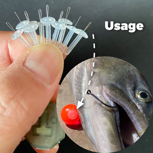 Flotteurs de pêche en silicone en forme de T et d'olive, poids de pêche en forme de haricot spatial, stoppeur de ligne - Product Image 4