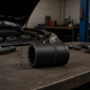 <b>Socket</b> 235 1/2 Mn Length L Diameter B For Automotive Repair - Product Image 3