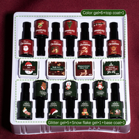 ZRKGEL OEM/ODM Fournisseur professionnel de produits pour ongles sans HEMA, Coffret de vernis gel 18 couleurs, Cadeau de Noël, Meilleures ventes, Haute qualité, Soak Off