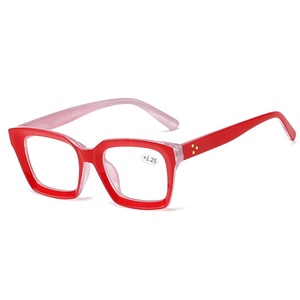 Sunbest gafas 97562 moda grande marco cóncava en forma de presbicia de vidrio azul de bloqueo de luz computadora gafas de lectura - Product Image 3