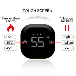 Enveloppe de massage chauffante et vibrante pour le cou, rechargeable, 3 niveaux de chauffage, arrêt automatique, idéal pour <span class=keywords><strong>les</strong></span> employés de bureau et <span class=keywords><strong>les</strong></span> personnes souffrant de maux de cou - Product Image 4