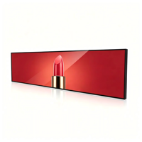 Écran publicitaire ultra-large de 24 pouces, affiche numérique, écran LCD, animation tactile pour magasin de détail, métro, Android