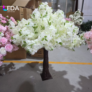 LEDA อุปกรณ์จัดงานแต่งงาน ต้นซากุระสีขาวขนาด 4 ฟุต สำหรับตกแต่งทางเดินในงานแต่งงานและงานอีเว้นท์ - Product Image 3