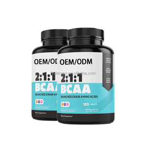 Хит продаж: BCAA в таблетках под собственной торговой маркой – предтренировочная добавка для спортсменов, бодибилдинга и фитнеса. - Product Image 1