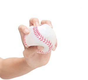 Juguetes Deportivos de Béisbol al por Mayor, Llavero de Béisbol Personalizado Blanco Unisex, Pelota Antiestrés de Béisbol, Pelota de Softbol, Espuma de PU Antiestrés de 6.3 cm - Product Image 3