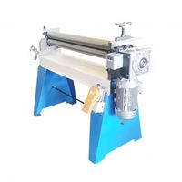 Plaque en acier inoxydable pliée avec une machine à rouler électrique à trois rouleaux automatique