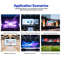 Pantalla LED de Alquiler para Interiores/Exteriores HD 4K P1.5/P1.9/P2.9/P3.9, Video Wall con HDR10+, Garantía de 3 Años para Conciertos y Conferencias