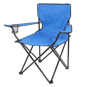 Chaise de camping pliable légère en métal <span class=keywords><strong>Aldi</strong></span> pour pique-nique en plein air, fauteuil confortable pour la pêche - Product Image 4