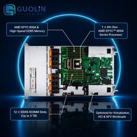 Serveur Dell PowerEdge R6615 1U pour l'informatique haute performance et le traitement de bases de données