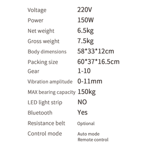 Plateforme vibrante commerciale conçue pour les salles de sport à fort trafic, offrant des performances et une fiabilité robustes EIGFOH TM-09-7 - Product Image 6