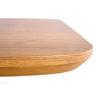 Nouveau design moderne et populaire Table extensible en bois de chêne naturel couleur bois Table à manger rectangulaire extensible en MDF