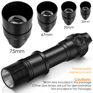 Lampu senter desain terbaru, Ir 850Nm 940Nm Dimmer Zoom Led luar ruangan berburu inframerah penglihatan malam - Product Image 3