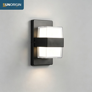 Lámpara de Pared LED Cuadrada Moderna y Sencilla, 6000K Luz Diurna, CRI60, Impermeable, para Interiores/Exteriores, Decoración del Hogar, Dormitorio, Jardín, Regulable - Product Image 3