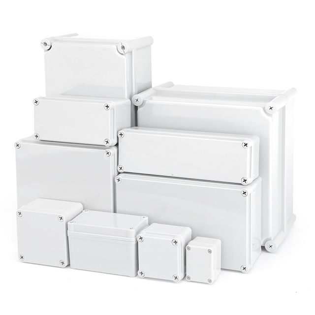 Hot Selling ABS Plastic IP66 Waterproof PC130*80*70 Junction Box Outdoor Switch Distribution Enclosure Electronics Instruments