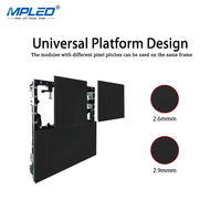 MPLED alquiler pantalla Led Flexible empalme de diferentes tamaños P1.9 P2.6 P2.9 P3.9 Fondo Dj escenario pantalla Led soluciones
