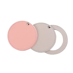 Customizable Size & Color Lighted Dual-Sided Magnifying Round Cosmetic <b>Mirror</b> <b>with</b> Personalized Logo for Daily <b>Makeup</b> - Product Image 2