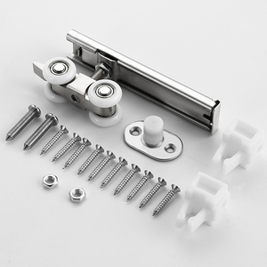 <span class=keywords><strong>Rail</strong></span> coulissant latéral en acier inoxydable pour armoire de cuisine, poulie coulissante à fente, <span class=keywords><strong>rail</strong></span> de porte droit libre - Product Image 1