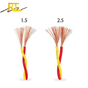 Cable Eléctrico de 450/750V, Par de Cables Trenzados de Doble Color con Recubrimiento de PVC, BV - Product Image 4