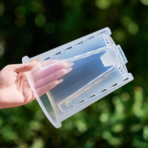 <span class=keywords><strong>Pot</strong></span> d'<span class=keywords><strong>orchidée</strong></span> cylindrique <span class=keywords><strong>transparent</strong></span> épaissi de grande taille, design minimaliste, spécial Phalaenopsis Qingshan Root-Control, vente en gros - Product Image 6