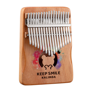 <span class=keywords><strong>Kalimba</strong></span> coloré 17/21 touches pouce Piano acajou coffre-fort bois Instrument de musique cadeau pour enfants avec accessoires Support OEM - Product Image 3