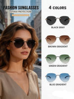 Lunettes de soleil unisexes en bois avec monture ronde, branches en bois, verres PC UV400, logo personnalisé, design gratuit, vente en gros 2026