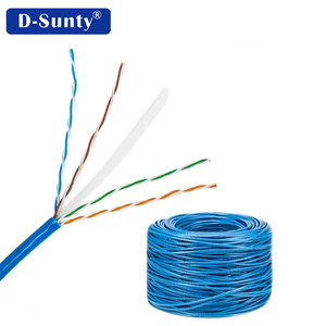 High-Speed Blue 24awg UTP Cat6 <b>Ethernet</b> LAN <b>Cable</b> RJ45 Connectors PVC High Flexibility 305m Length Communication <b>Cables</b> - Product Image 3
