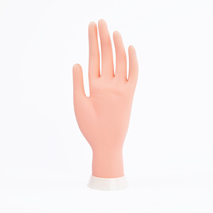 Main d'entraînement en plastique pour la pratique des ongles avec doigts positionnables, main artificielle pour l'apprentissage de la manucure - Product Image 6