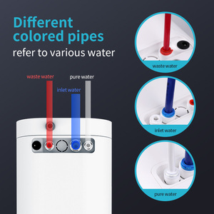 TDS giám sát thẩm thấu ngược dưới bồn rửa tankless Điều chỉnh TDS RO hệ thống nhà máy lọc nước cho nước uống - Product Image 5