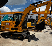 Mini-excavatrice CAT 305.5E2 d'occasion, origine USA, profondeur de creusement de 3,5 m, prête à l'emploi, équipement complet, en stock dès maintenant