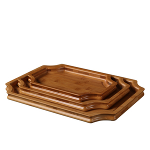 Factory Sale Coffee Tea Serving <strong>Tray</strong> Fruit Platters Party Dinner Plates Sour <strong>Candy</strong> Bamboo <strong>Tray</strong> - Product Image 6