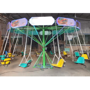 Hot Bán Xách Tay Đu Cá Ghế Ngoài Trời Vui Chơi Giải Trí Công Viên Đi Xe 12 Ghế Âm Nhạc <span class=keywords><strong>Carousel</strong></span> Cho Trẻ Em - Product Image 3