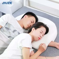 Oreiller ergonomique en mousse à mémoire de forme pour dormeurs latéraux avec coussinets de soutien pour les bras, housse 100% coton, couleurs personnalisables, protection du cou