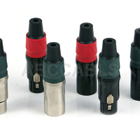 Connecteur XLR mâle/femelle 3 broches ABCCABLS : Prise audio pour microphone, boîtier métallique, décharge de tension couleur en option pour l'audio de scène