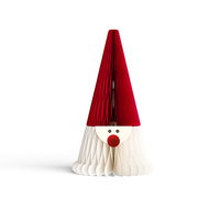 Ornements de Noël personnalisés en papier, bonnet de Père Noël, bonnet de bonhomme de neige, décorations 3D écologiques à suspendre ou à poser pour la maison, les fêtes et les vacances