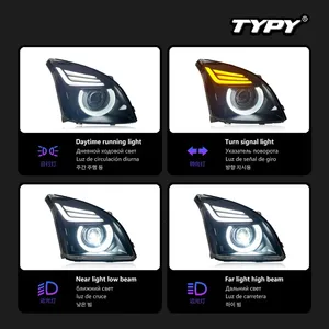 Conjunto de Faros Delanteros Estilo Defender para Toyota Prado LC120 Antiguo, Modificados con LED DRL, Lente de Proyector de Doble Haz - Product Image 3