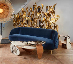 Lussuoso e creativo in acciaio inox caffè e tavolo da tè <span class=keywords><strong>esotico</strong></span> unico a forma di mobili da soggiorno moderni - Product Image 3